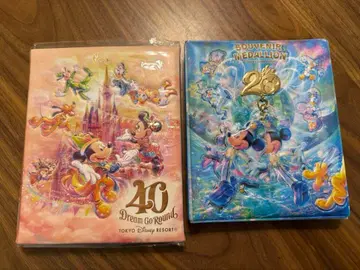 랜드 40주년 씨 20주년 디즈니 수베니어 메달 컬렉션 케이스