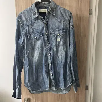 데님 앤 서플라이 랄프 로렌 데님 셔츠 스터드 장식