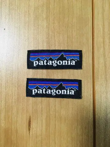 patagonia 자수 패치 와펜 택 4.3 x 1.6