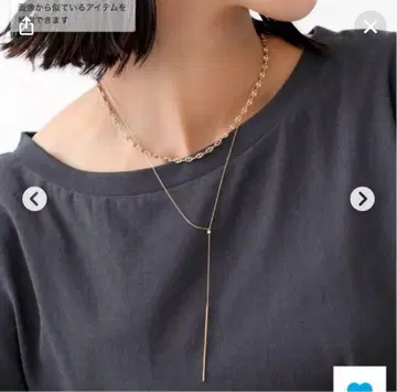 Spick&Span Lilas Y자 다이아 목걸이