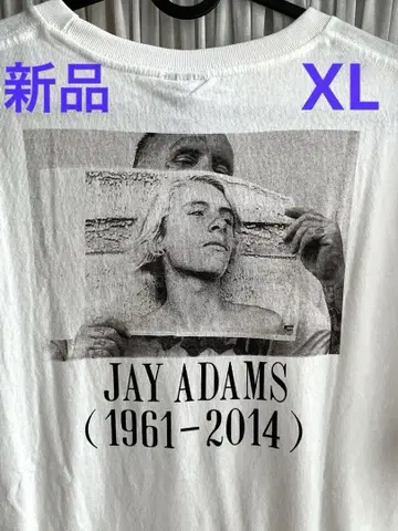 JAY ADAMS 반팔 티셔츠 XL 면 100% Skateboarder