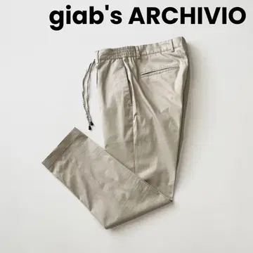 giabs 자브스 마사치오 1플리츠 코튼 스트레치 팬츠