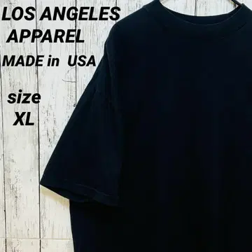 LOS ANGELES APPAREL 로스아파 셔츠 usa 제 블랙