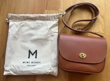 미미베리 Mimi Berry 숄더백 FRANCIS 천연 가죽 Tan