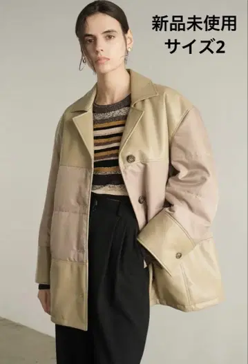 CLANE LEATHER SWITCHING OVER JACKET