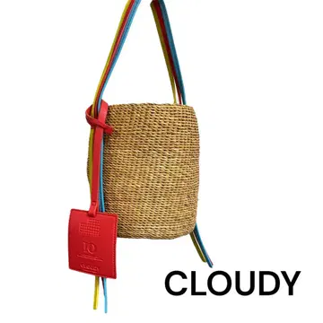CLOUDY 컬러풀 스트랩 태슬 카고 백 tassel 희귀품
