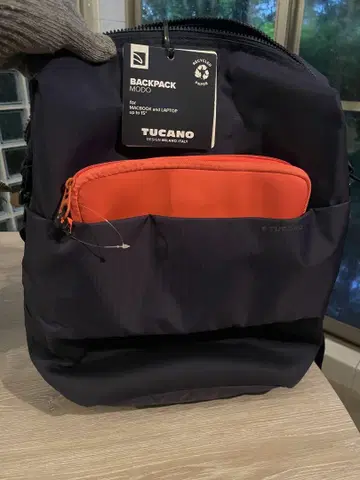 TUCANO MODA 백팩 네이비/오렌지