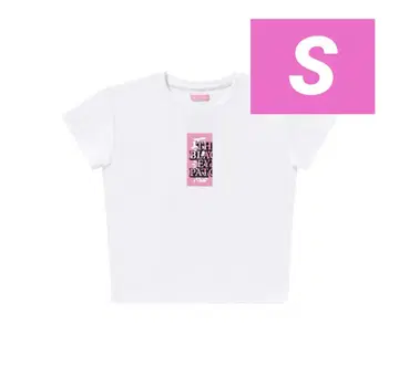 HWC LABEL BABY TEE WHITE S 사이즈
