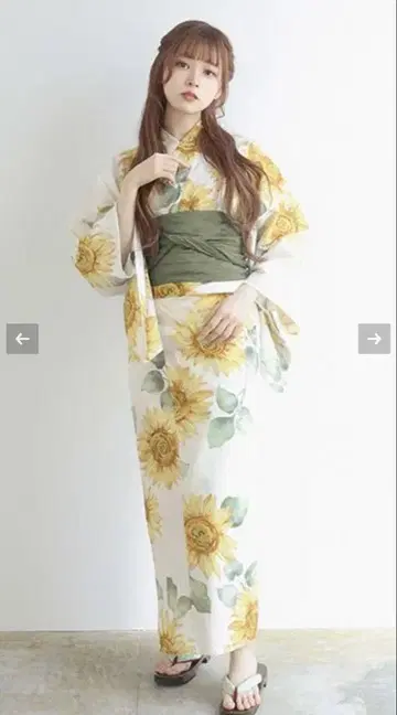 해바라기 유카타