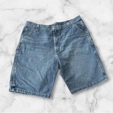 Wrangler 데님 쇼트 팬츠 라이트 블루
