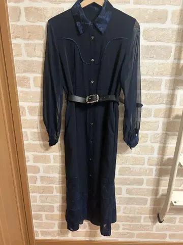 HARE 이소자이 키리카에시어 원피스 빈티지 벨트