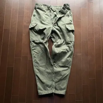 1970년대 프랑스 군용 M64 카고 팬츠