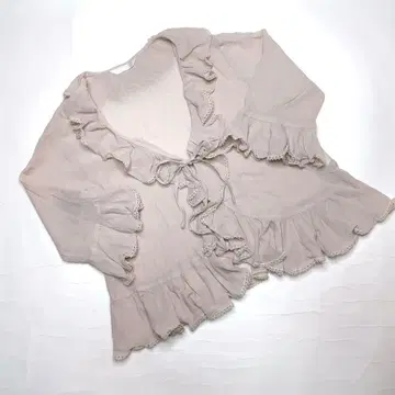 핑크하우스 얇은 쥬레 레이스 가디건
