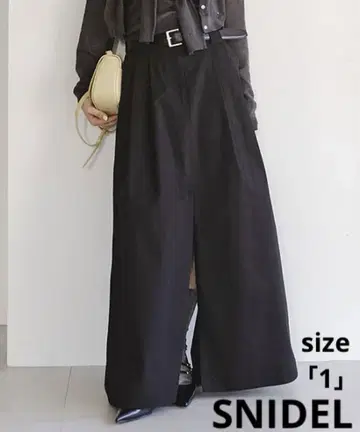 SNIDEL 치노 와이드 스커트 택 포함 새상품