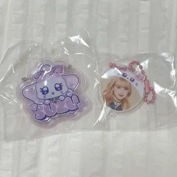 야마모토 스즈 캡슐 토이 미니 부채 이름표