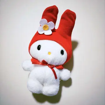 산리오 마이멜로 인형 레트로 머리띠 빨간 모자 희귀 부드러운 당시 제품