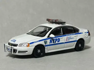 596 모델 1/64 NYPD 시보레 임팔라 경찰 차량 미니카