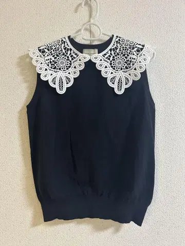 [새상품급] JILLSTUART 탈착식 옷깃 화이트