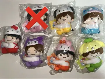 나니와단시 산리오 로손 봉제 인형 전종