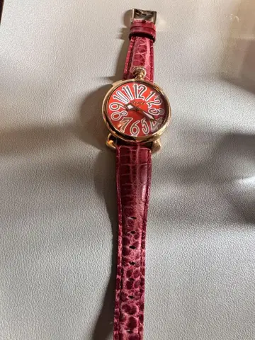 [작동 불능] 가가 밀라노 마누알레 40mm 5021.10 핑크 골드