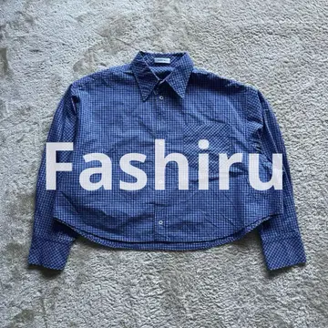 파실 FASIRU 바이어스 포켓 체크 셔츠