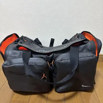 나이키 방수 더플 백 블랙/오렌지