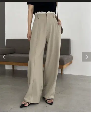 카프리시외 레 마주 프릴 허리 팬츠