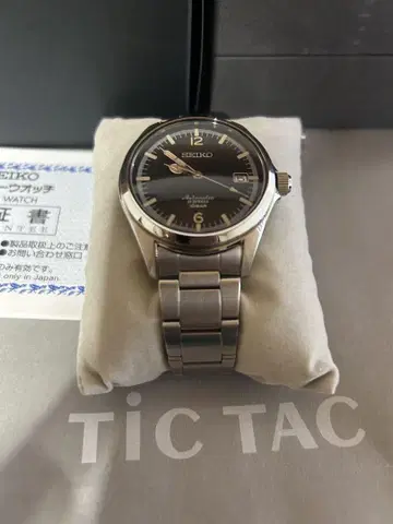 SEIKO x TIC TAC 오토매틱 손목시계