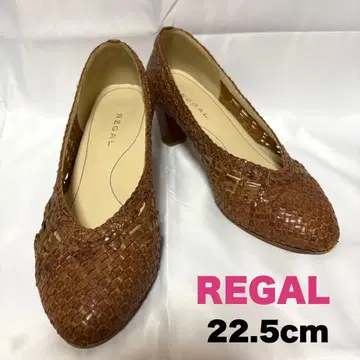 REGAL*뜨개질 펌프스*22.5cm