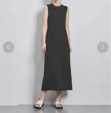유나이티드 아로즈 P/PU 제리 노스리브 원피스 36 블랙