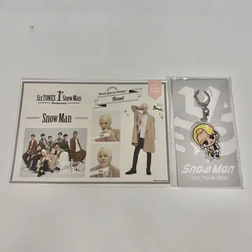Snow Man 라울 아크릴 키링 1st Anniversary 스티커
