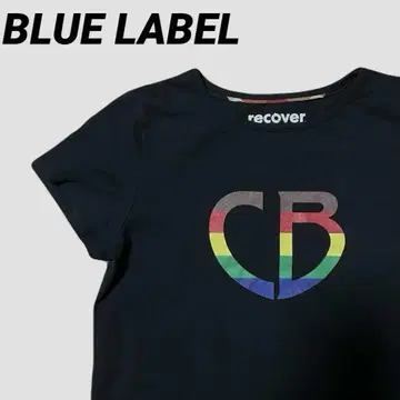 블루 레이블 CB 로고 반팔 티셔츠 사이즈 38