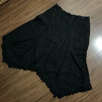 로렌 랄프 로렌 아일렛 레이스 스커트 머메이드 블랙