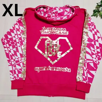 하마사키 아유미 프리미엄 쇼케이스 지퍼업 파커 XL 핑크