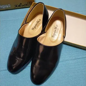 HARUTA 레더 스포크 슈즈 25.5cm 블랙