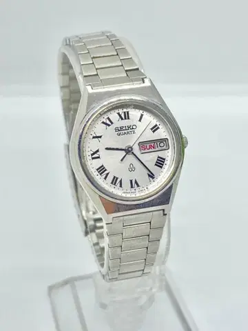빈티지 1980년 배터리 교체 완료 SEIKO 스와 정공사 정품 벨트