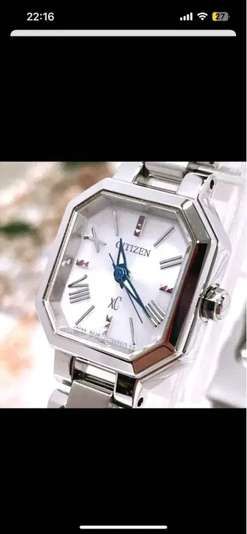 CITIZEN XC 손목시계 실버