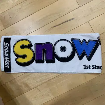 스노우맨 스노우월드 머플러 타월