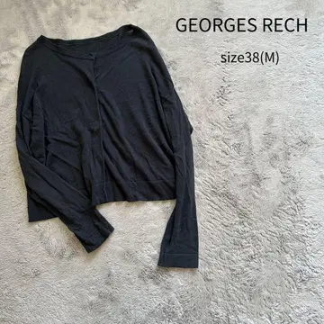 GEORGES RECH 숏 기장 가디건 블랙 M 38