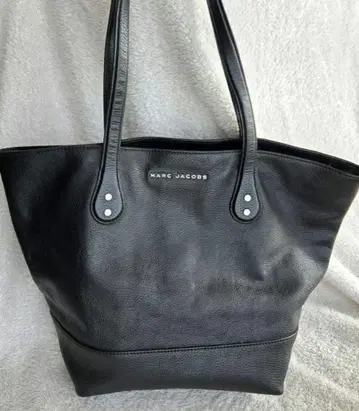 MARC JACOBS 가죽 토트백 블랙 빅 2way