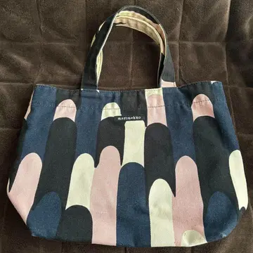 marimekko 추상 패턴 토트백 마리메꼬