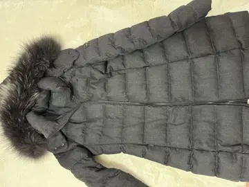 TATRAS 다크 그레이 후드 달린 다운 재킷