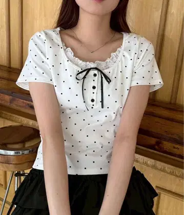 올리브 데 올리브 레이어드 스타일 헨리넥 셔츠