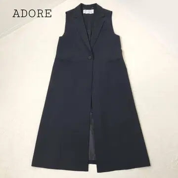 미사용 등급 2023년 모델 ADORE 아도어 백 새틴 크레프 롱 지레