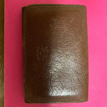 IL BISONTE 브라운 명함 지갑