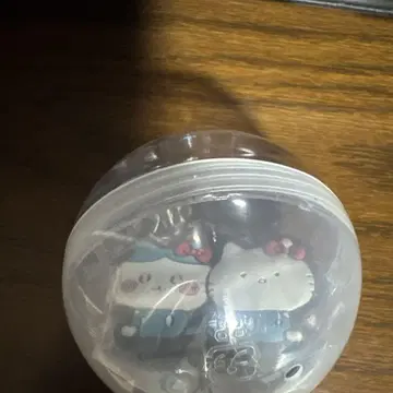 치이카와 산리오 콜라보 러버 키링 하치와레 키티