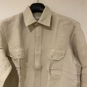 Giannetto 쟌넷 리넨 코튼 오버셔츠 베이지 M