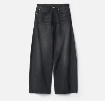 ssstein DEFORMATION WIDE DENIM JEANS