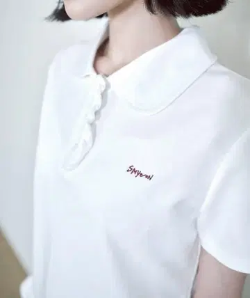 스미엔 프릴 폴로 티셔츠