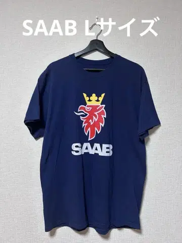 SAAB 서브 반팔 로고 티셔츠 L 사이즈 새 제품과 같은 상태